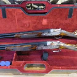 Paire BERETTA S687EL Gold Pigeon II crosse Anglaise cal.20/76 canons 71 cm 7 chokes - mallette