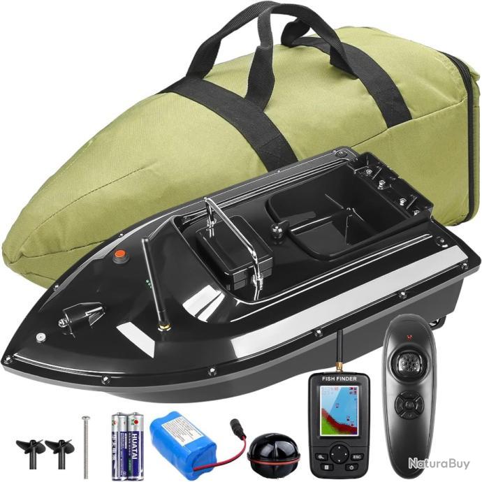 Bateau Appât Télécommandé 600m – Avec GPS, Détecteur De Poissons Et Veilleuse, Neuf