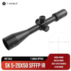 T-Eagle SK5-25X50 SFFFP IR Rail 11MM Haut paiement en 3 ou 4 fois -