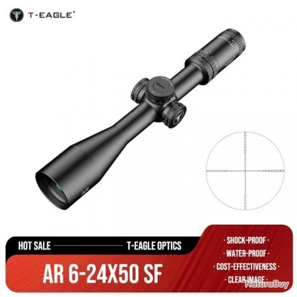 T-Eagle  AR 6-24X50 SF 11MM BAS paiement en 3 ou 4 fois -