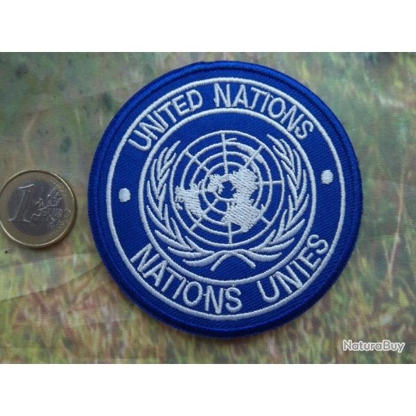 cusson collection Organisation des Nations unies  O.N.U insigne tissu Scratch