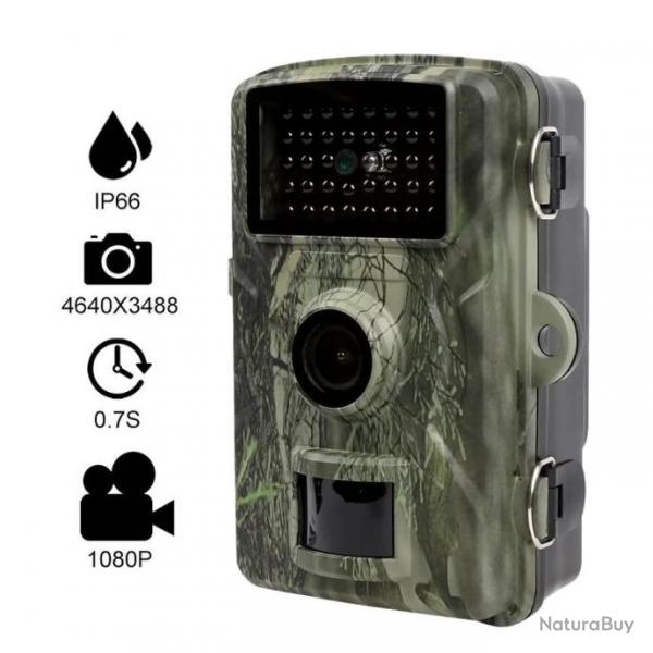 Camra Chasse Infrarouge 16MP 1080P Vision Nocturne cran TFT Dtection Mouvement IP66