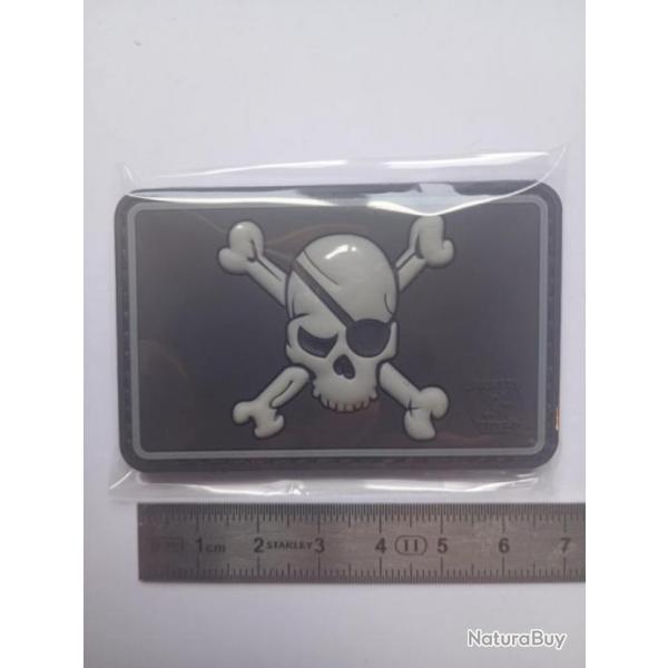 Patch pirate skull noir - JTG