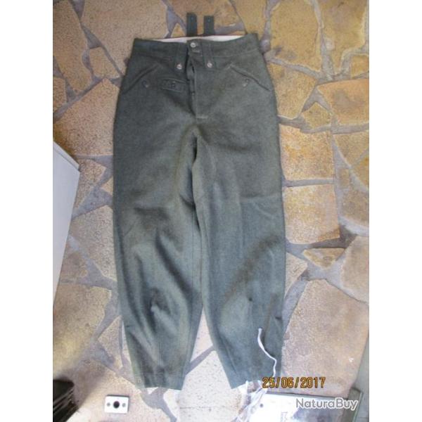 pantalon allemand vert  wh reproduction