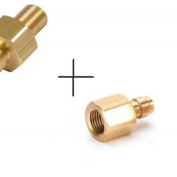 Adaptateur de remplissage Steyr LG vers 1/8 BSP + quick connect