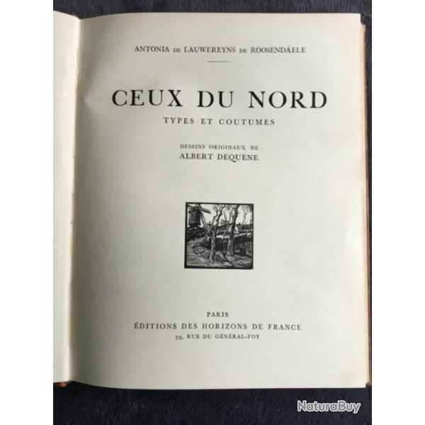 CEUX DU NORD - ANTONIA DE LAUWEREYNS DE ROOSENDAELE - BROCHE 1938 - RGIONALISME