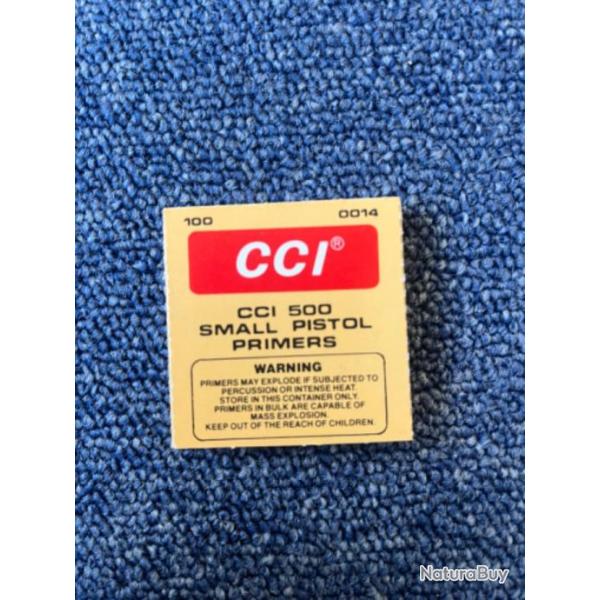 CCI 500 small pistol100 primers