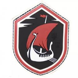 Patch PVC Viking Dragonboat RED JTG