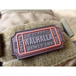 Patch PVC "Ticket Walhalla" JTG® noir