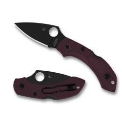 SPY C28BGBKP2 couteau pliant Spyderco Dragonfly 2 bordeaux édition limitée