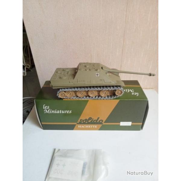 char solido jagdpanther n236 11/1973, boite d'origine neuf +accessoires