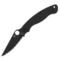 C36GSBK2 Couteau pliant cranté Spyderco Military 2 noir