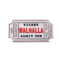 Patch PVC "Ticket Walhalla" blanc JTG®