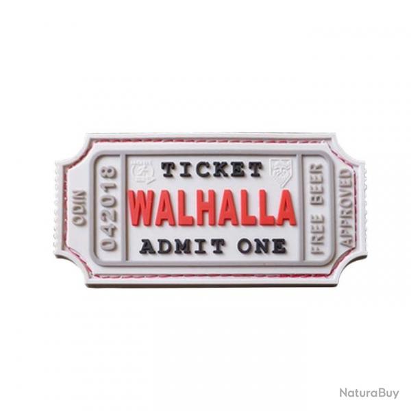 Patch PVC "Ticket Walhalla" blanc JTG