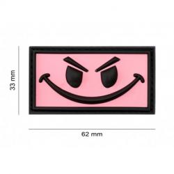 Patch PVC "EVIL SMILE" rose JTG®