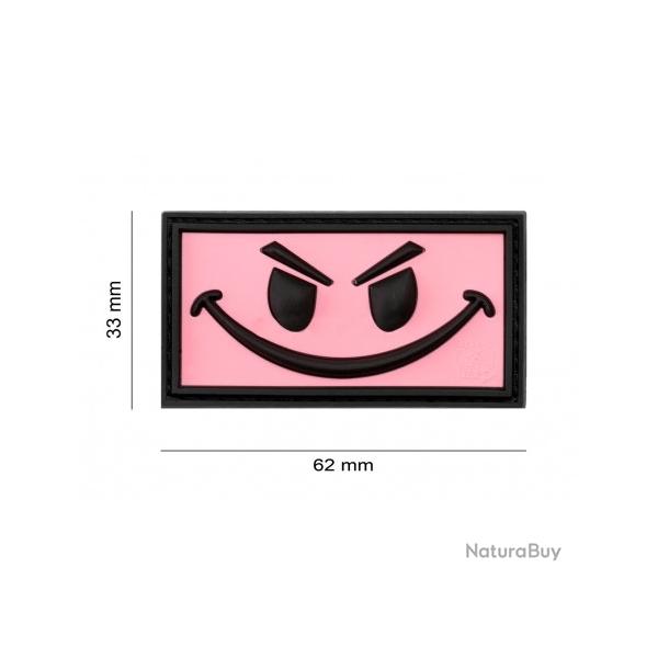 Patch PVC "EVIL SMILE" rose JTG