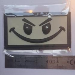 Patch PVC "EVIL SMILE" BLANC JTG®