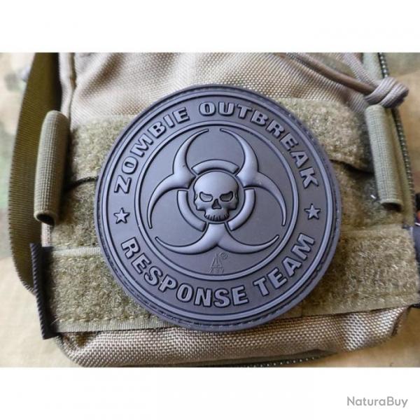 Patch PVC "ZOMBIE OUTBREAK RESPONSE TEAM" NOIR JTG