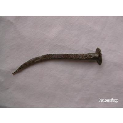 Indien Argent Massif Nez Clou Tire-Bouchon Nez Bague Courbure L 22g