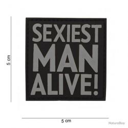 Patch PVC "SEXIEST MAN ALIVE !" NOIR JTG®