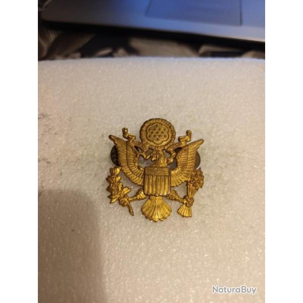 Insigne de calot arme us OFFICIER  original