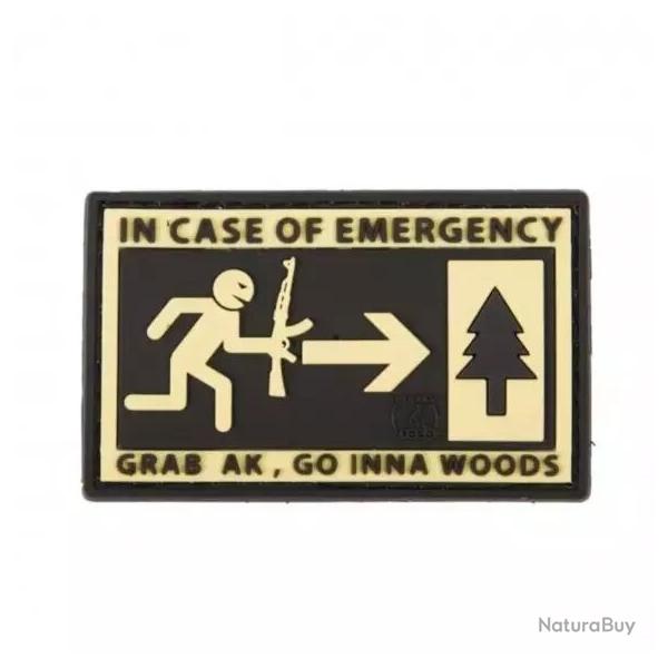 Patch PVC "IN CASE OF EMERGENCY" JTG