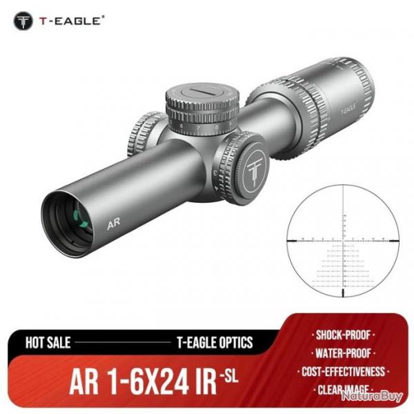 T-Eagle AR 1-6x24 11MM BAS - paiement en 3 ou 4 fois - LIVRAISON GRATUITE !!!