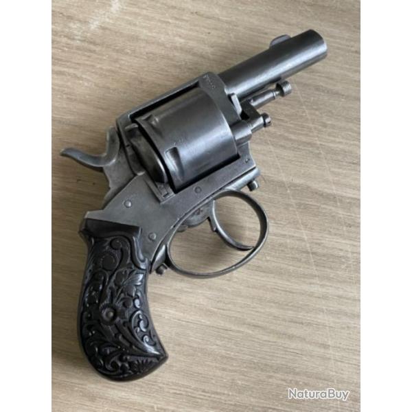 EXCEPTIONNEL REVOLVER BULLDOG  SIMONON LOUIS  CAL 380        -  1 SANS PRIX DE RESERVE  -