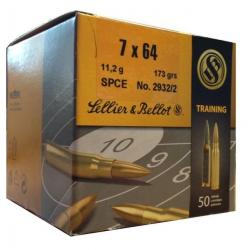 SELLIET BELLOT 7X64 173 GRS 11,2 G BOITE DE 50