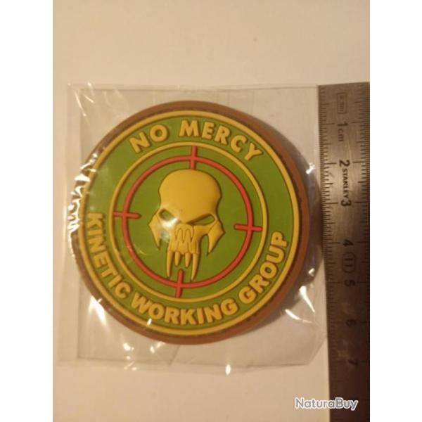 Patch PVC "NO MERCY" vert JTG