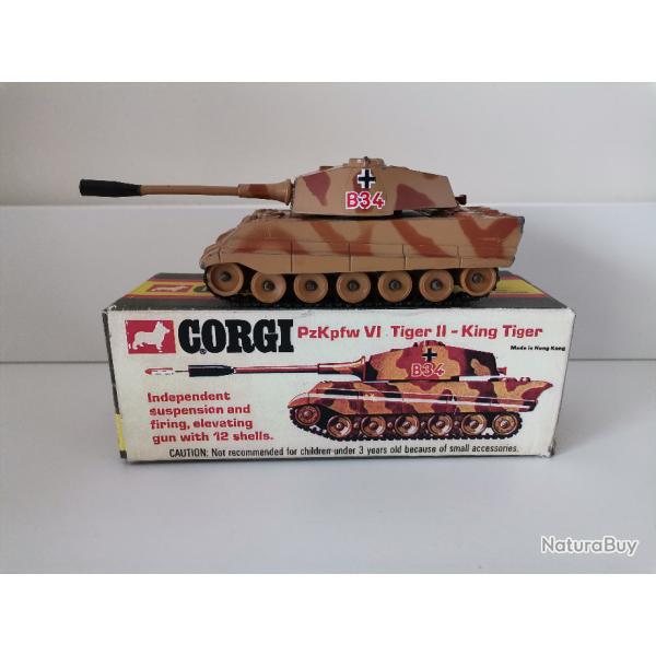 Corgi Toys King Tiger Tank rfrence no 904