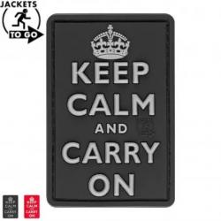 Patch PVC "KEEP CALM AND CARRY ON" JTG®