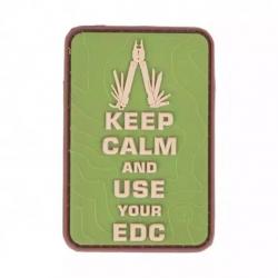 Patch PVC "KEEP CALM AND USE YOUR EDC" JTG®