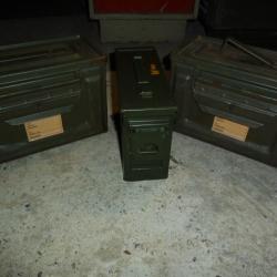 caisse a munition metallique  #2 - lot de 2 !