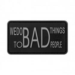 Patch PVC "We do bad Things" JTG®