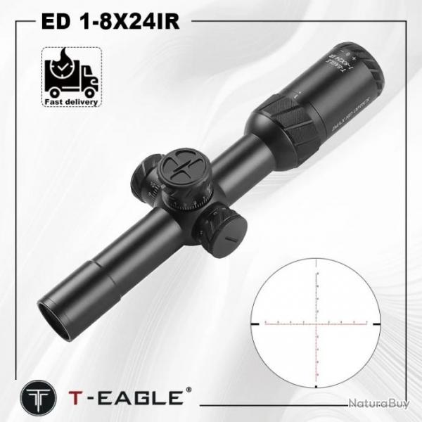 T-Eagle IMAX ED 1-8X24IR 11MM haut paiement en 3 ou 4 fois - LIVRAISON GRATUITE !!