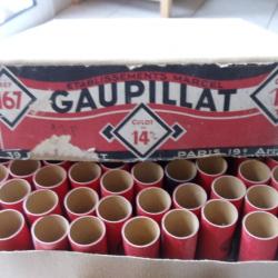 1 Boîte avec 77 douilles carton neuve en calibre 12.