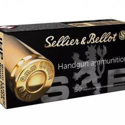 SELLIER BELLOT 9X19 JHP 124GR X50