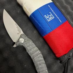 CKF/ Custom Knife Factory/ Morrf 3.2 CF/Ti