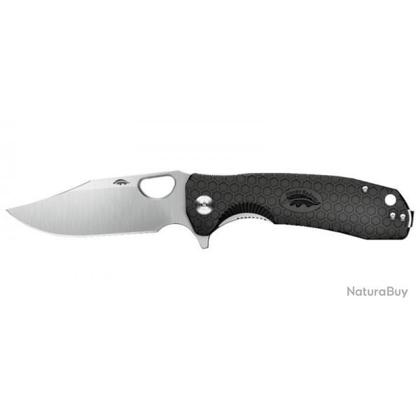 HONEY BADGER FLIPPER LARGE BLACK LAME 92MM MANCHE FRN