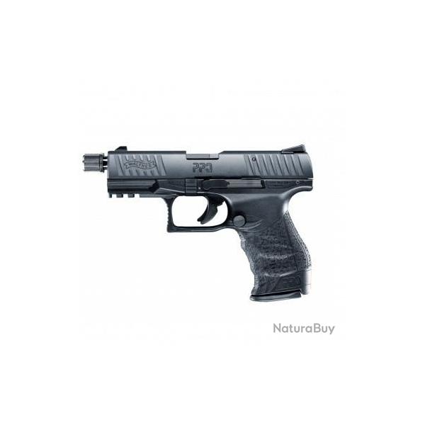 WALTHER PPQM2 TACTICAL CAL 22LR 4,6'', 12 COUPS, CANON FILETE