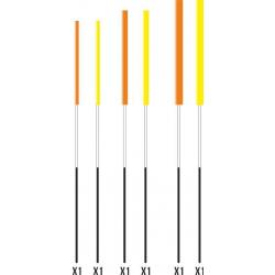 Antennes Insert GARBOLINO Pour Wagglers Compétition X6 INSERT CARBONE / 2-3-4mm
