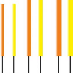 Antennes Insert GARBOLINO Pour Wagglers Compétition X6 INSERT COURT PLASTIQUE CREUSE / 3-4-5mm