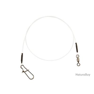 Bas De Ligne Titane Fox Rage Strike Point 7 Strand - 50 Cm, 2 Leaders - Pour Pêche Au Lancer, Résistance Et Flexibilité