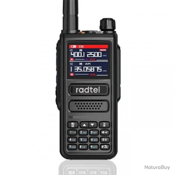 Talkie-walkie Radtel RT-470 (Noir) - LIVRAISON GRATUITE