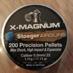 LOT BOITES ¨PLOMB AIR COMPRIME STOEGER CAL 5.5MM