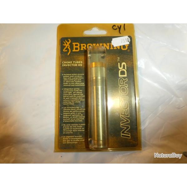 chokes BROWNING invector "acier" 82mm +2cms