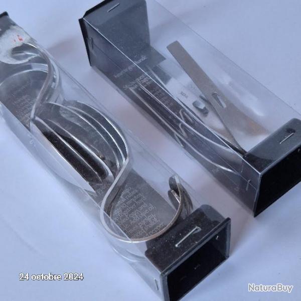 Lot de 6 Cuillres roules  dgustation et 6 Cuillres  crochet Atoll - petit modle 90mm, inox