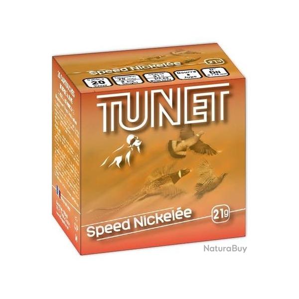 TUNET Cartouches de chasse SPEED NICKELE 21 - par boite de 25  20  / 70  21g