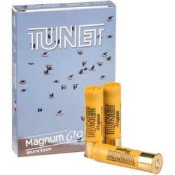 TUNET Cartouches de chasse MAGNUM 610 par boite de 10 20 76 34g